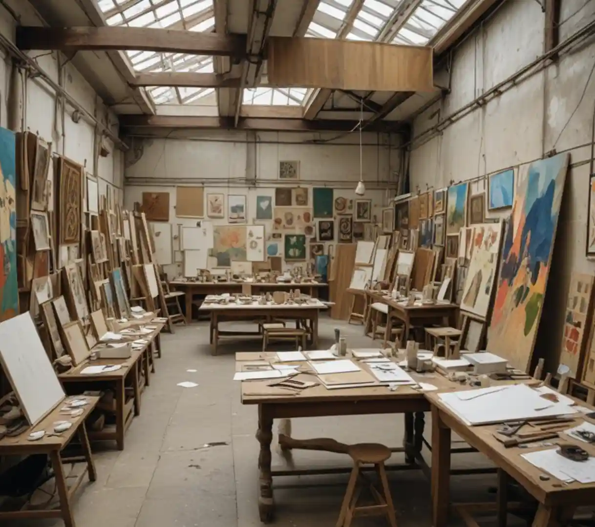 Ateliers de la Yourte Le grenier Atelier de la Yourte : Le grenier