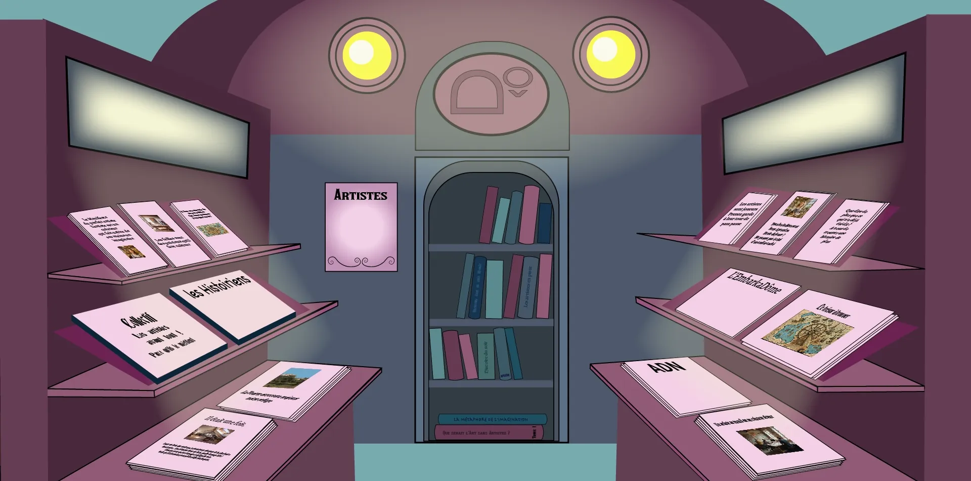 Bannière du kiosque d'information de l'EmbarkaDôme