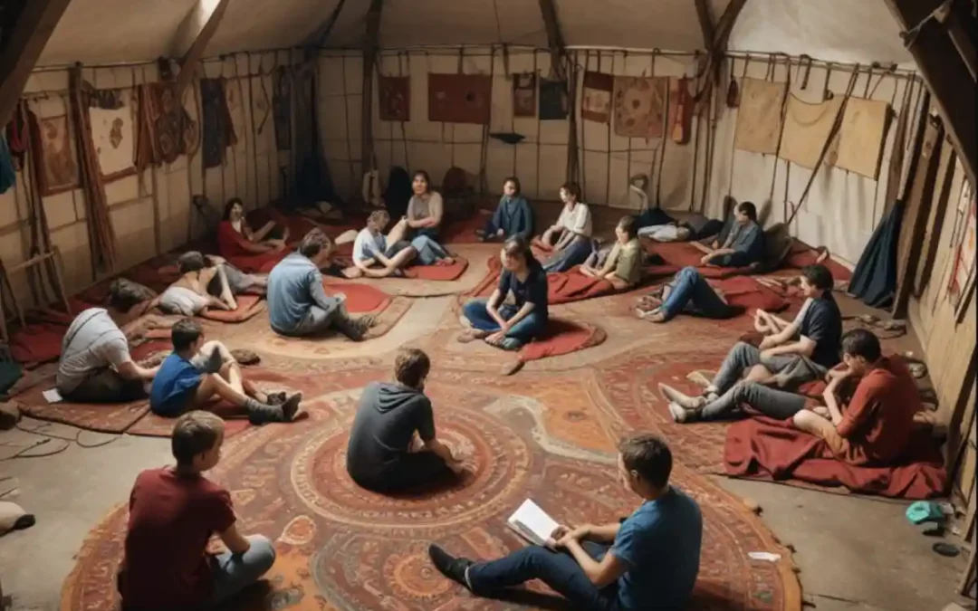 Porte ouverte de La Yourte