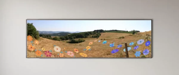 Tableau Le Champs de Klak par l'artiste Kamille