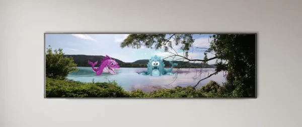 Tableau Le fleuve de Klak par l'artiste Kamille
