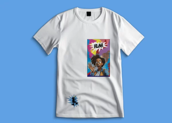 Tee-shirt La surprise de Klak par l'artiste Kamille