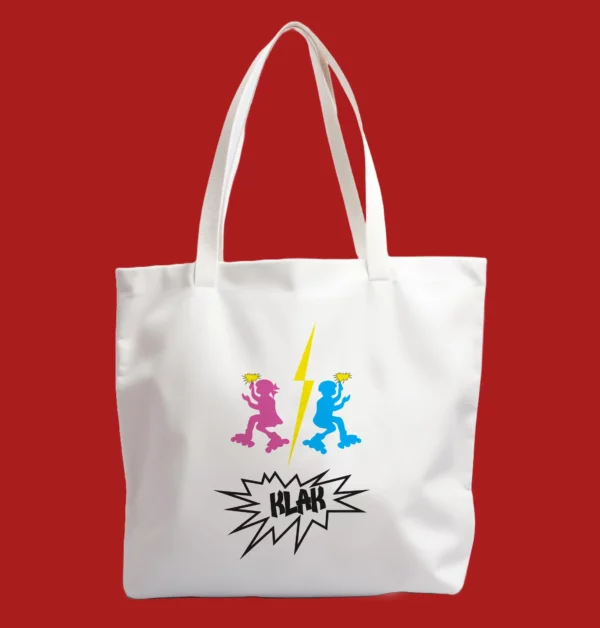 Tot Bag versus Klak par l'artiste Kamille